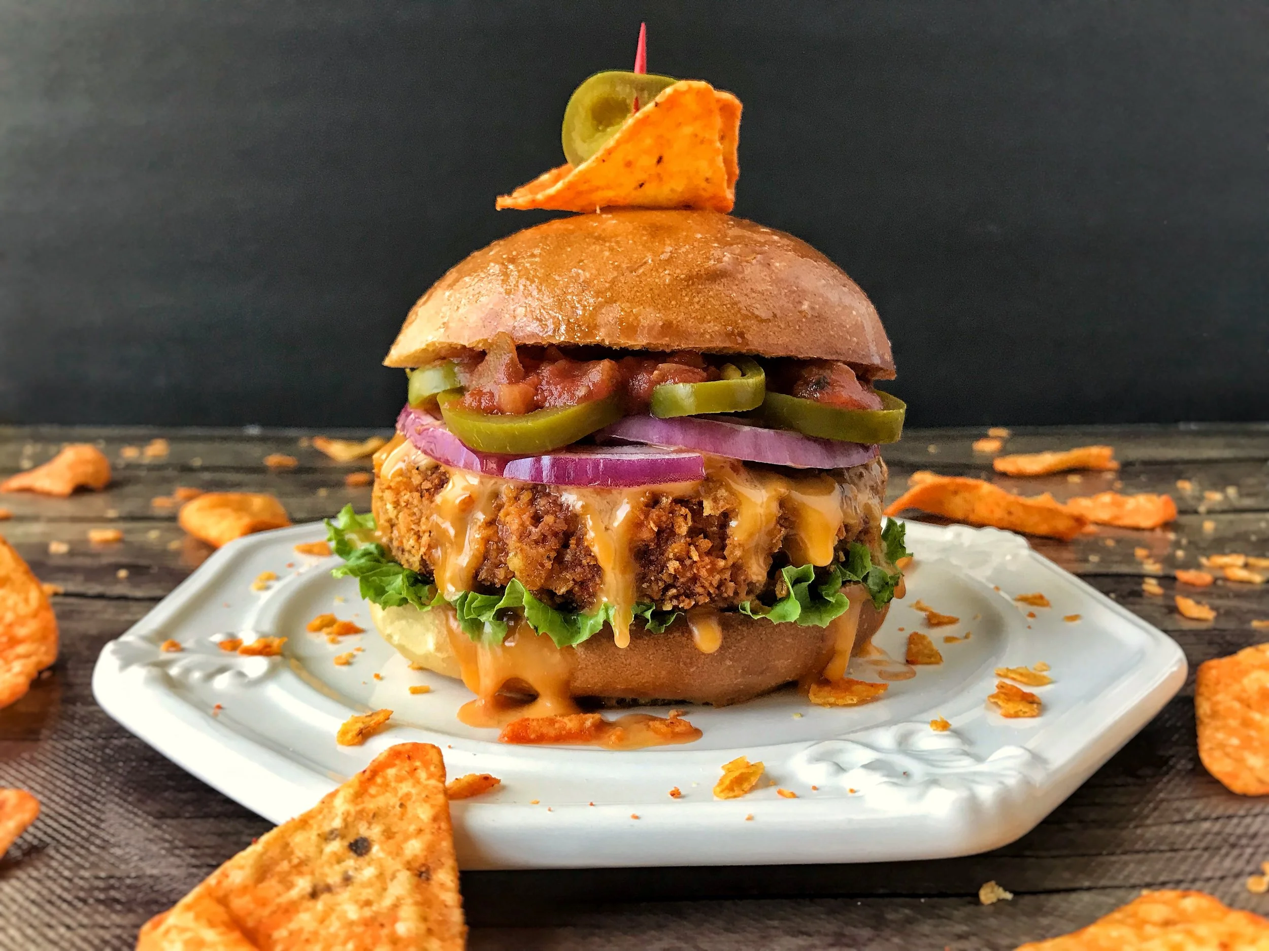 DORITOS NACHO BURGER SPOON SWALLOW